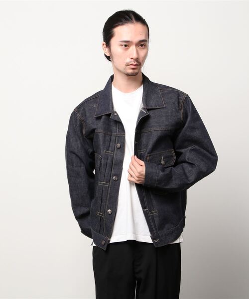 LEVI'S VINTAGE CLOTHING（リーバイスビンテージクロージング）の「Levi's/リーバイス LEVI'S VINTAGE CLOTHING 1953モデル TYPEⅡトラッカージャケット（デニムジャケット・メンズ・ノンウォッシュ・M/L/XL/S）」の5枚目の写真