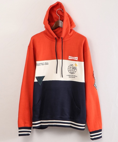 staple（ステイプル）の「【STAPLE】 アトランティック フーディー（パーカー・メンズ・レッド・XL/L/2XL/M）」の2枚目の写真
