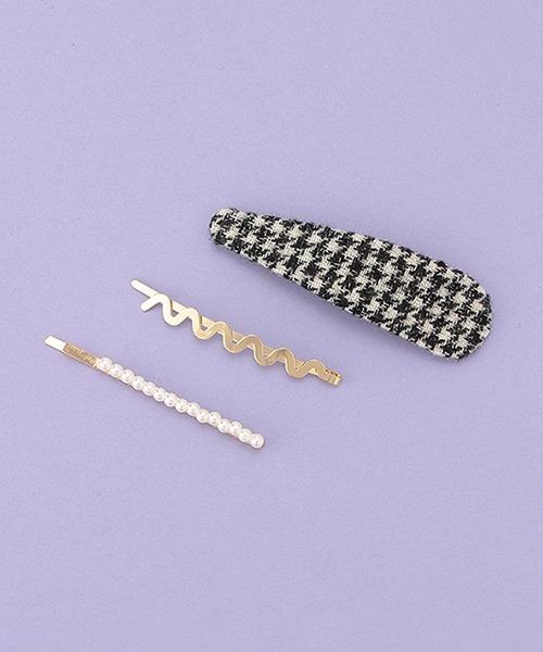 LOVETOXIC（ラブトキシック）の「パールピンSET（その他ヘアアクセサリー・キッズ・ブラック/アイボリー/モカ・FREE）」の2枚目の写真