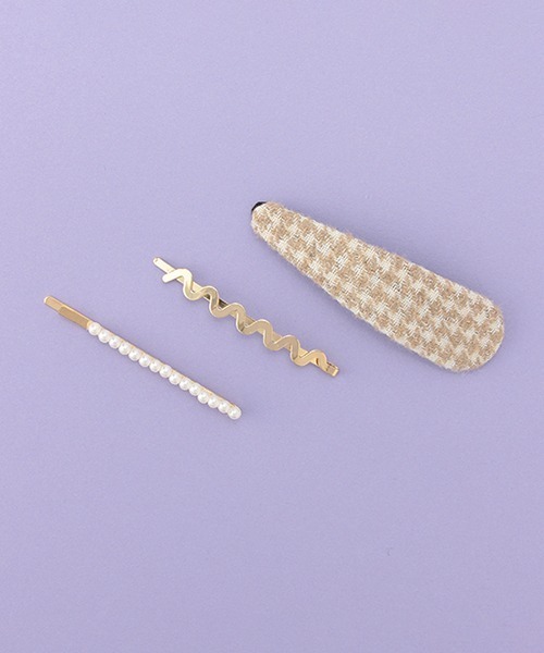 LOVETOXIC（ラブトキシック）の「パールピンSET（その他ヘアアクセサリー・キッズ・ブラック/アイボリー/モカ・FREE）」の3枚目の写真