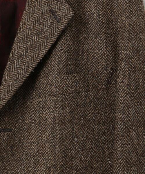 The Stylist Japan（ザスタイリストジャパン）の「＜The StylistJapan(ザ スタイリストジャパン)＞ BRITISH HB JACKET/ジャケット（テーラードジャケット・メンズ・ブラウン・S/M/L）」の7枚目の写真
