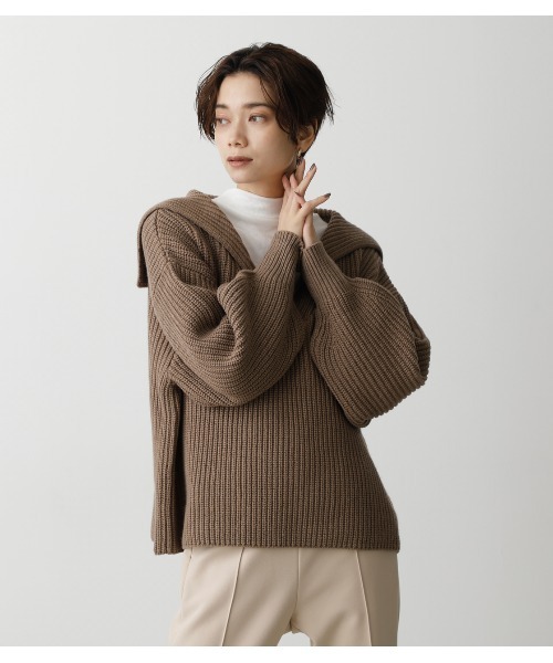SAILOR COLOR KNIT TOPS/セーラーカラーニットトップス（ニット