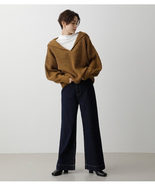 SAILOR COLOR KNIT TOPS/セーラーカラーニットトップス（ニット
