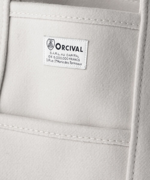NOLLEY’S(ノーリーズ)の「【ORCIVAL/オーシバル】MERTON TOTE S(ショルダーバッグ・レディース・キナリ/グレー・FREE)」の6枚目の写真