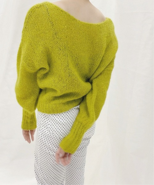 Charles Chaton（シャルルシャトン）の「big arm ニットプルオーバー（ニット/セーター・レディース・ピンク/グリーン・FREE）」の19枚目の写真