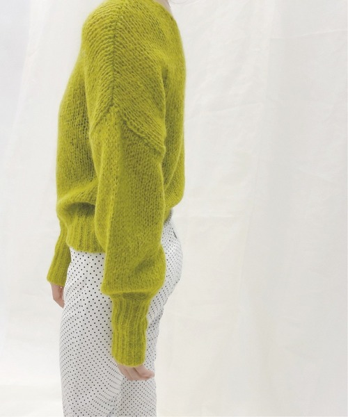 Charles Chaton（シャルルシャトン）の「big arm ニットプルオーバー（ニット/セーター・レディース・ピンク/グリーン・FREE）」の17枚目の写真