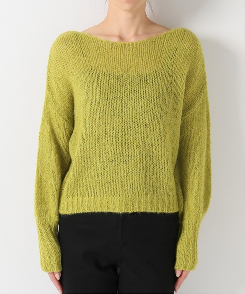 Charles Chaton（シャルルシャトン）の「big arm ニットプルオーバー（ニット/セーター・レディース・ピンク/グリーン・FREE）」の7枚目の写真