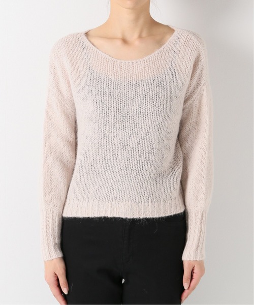 Charles Chaton（シャルルシャトン）の「big arm ニットプルオーバー（ニット/セーター・レディース・ピンク/グリーン・FREE）」の5枚目の写真