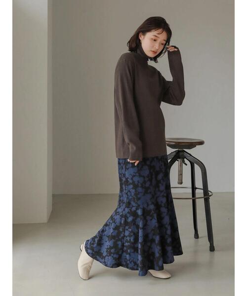 AMERICAN HOLIC(アメリカンホリック)の「リブタートルネックプルオーバー(ニット/セーター・レディース・ブラウン/ブラック/ブルーグリーン/オフホワイト・S/L/M)」の20枚目の写真