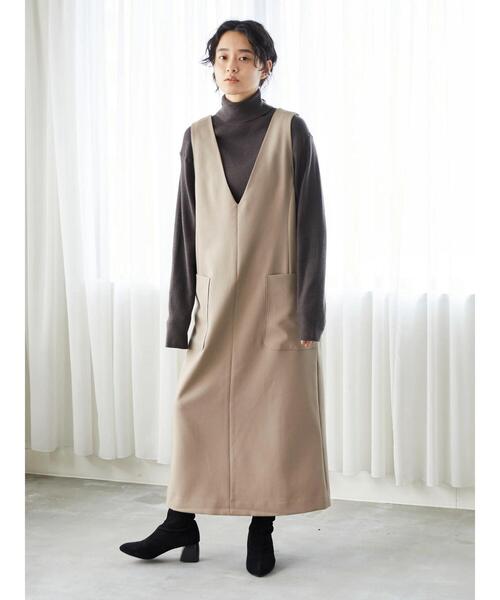 AMERICAN HOLIC(アメリカンホリック)の「リブタートルネックプルオーバー(ニット/セーター・レディース・ブラウン/ブラック/ブルーグリーン/オフホワイト・S/L/M)」の16枚目の写真