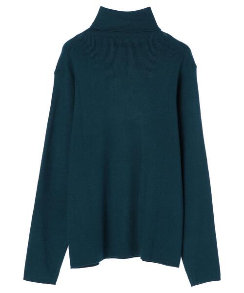 AMERICAN HOLIC(アメリカンホリック)の「リブタートルネックプルオーバー(ニット/セーター・レディース・ブラウン/ブラック/ブルーグリーン/オフホワイト・S/L/M)」の14枚目の写真