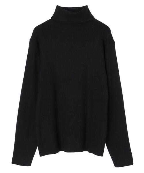 AMERICAN HOLIC(アメリカンホリック)の「リブタートルネックプルオーバー(ニット/セーター・レディース・ブラウン/ブラック/ブルーグリーン/オフホワイト・S/L/M)」の7枚目の写真