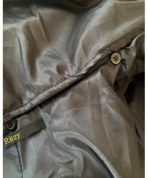 Ritzy（リッツィー）の「2way軽量アウター 中綿キルティングライトアウター（ダウンジャケット/コート・レディース・ブラック/カーキ/ネイビー・FREE）」の21枚目の写真