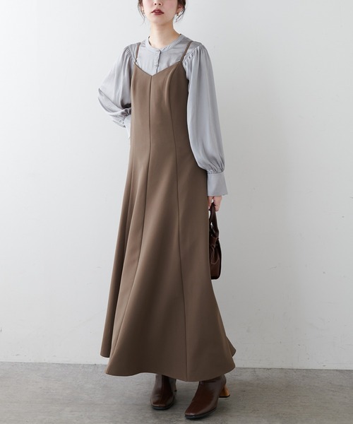 natural couture(ナチュラルクチュール)の「【WEB限定カラー有り】ヨーク×ギャザーデザイン2WAYブラウス(シャツ/ブラウス・レディース・ベージュ/グレー/アイボリー/その他1/その他2・FREE)」の10枚目の写真