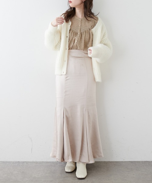 natural couture(ナチュラルクチュール)の「【WEB限定カラー有り】ヨーク×ギャザーデザイン2WAYブラウス(シャツ/ブラウス・レディース・ベージュ/グレー/アイボリー/その他1/その他2・FREE)」の11枚目の写真