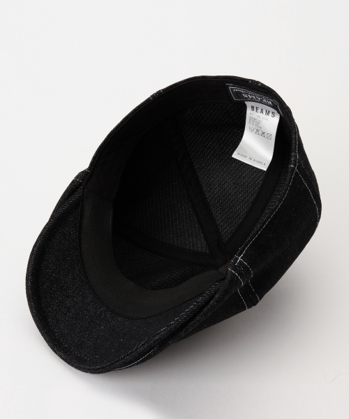 BEAMS(ビームス)の「BEAMS / 6パネル デニム ハンチング(ハンチング/ベレー帽・メンズ・ブラック/インディゴブルー・ONE SIZE)」の12枚目の写真