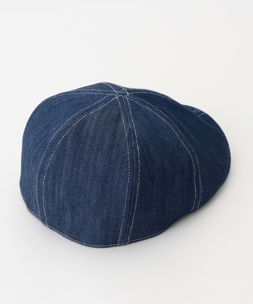 BEAMS(ビームス)の「BEAMS / 6パネル デニム ハンチング(ハンチング/ベレー帽・メンズ・ブラック/インディゴブルー・ONE SIZE)」の14枚目の写真