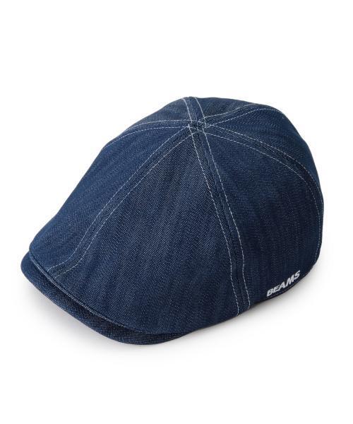 BEAMS(ビームス)の「BEAMS / 6パネル デニム ハンチング(ハンチング/ベレー帽・メンズ・ブラック/インディゴブルー・ONE SIZE)」の15枚目の写真