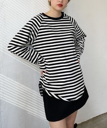 ボーダーラグランロンTee