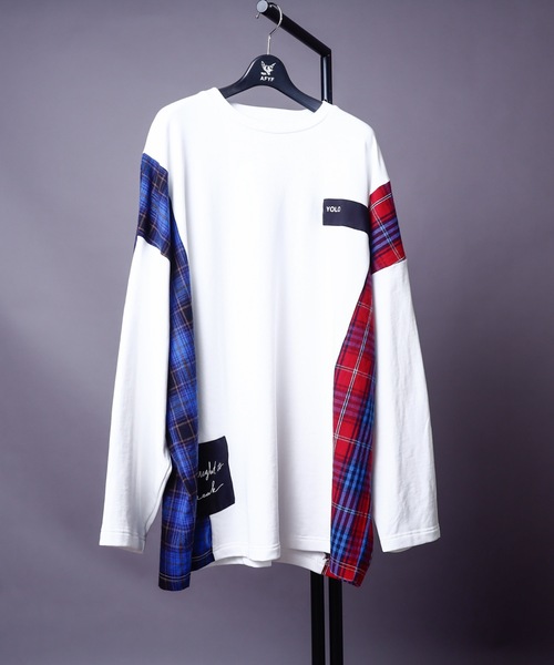 AFYF(エーエフワイエフ)の「裏毛SIDE CHECK SWEAT/ビッグシルエット 裏毛 サイドチェックスウェット/トレーナー(スウェット・メンズ・その他/その他1/その他2・FREE)」の6枚目の写真