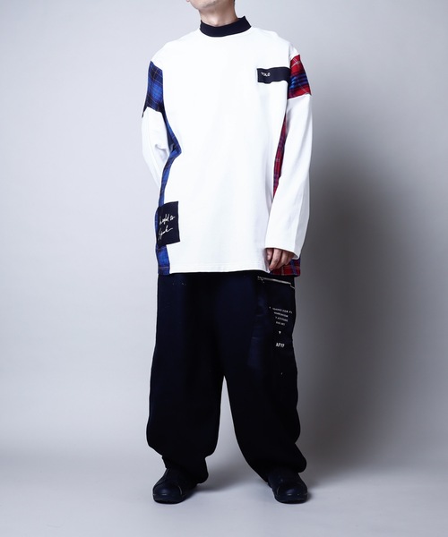 AFYF(エーエフワイエフ)の「裏毛SIDE CHECK SWEAT/ビッグシルエット 裏毛 サイドチェックスウェット/トレーナー(スウェット・メンズ・その他/その他1/その他2・FREE)」の7枚目の写真