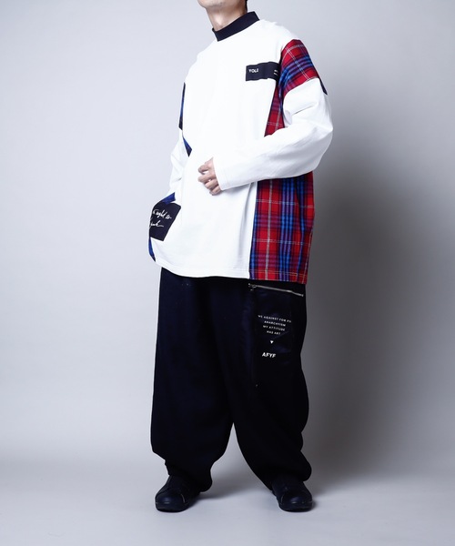 AFYF(エーエフワイエフ)の「裏毛SIDE CHECK SWEAT/ビッグシルエット 裏毛 サイドチェックスウェット/トレーナー(スウェット・メンズ・その他/その他1/その他2・FREE)」の20枚目の写真