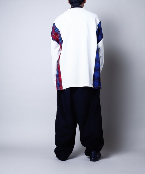 AFYF(エーエフワイエフ)の「裏毛SIDE CHECK SWEAT/ビッグシルエット 裏毛 サイドチェックスウェット/トレーナー(スウェット・メンズ・その他/その他1/その他2・FREE)」の10枚目の写真