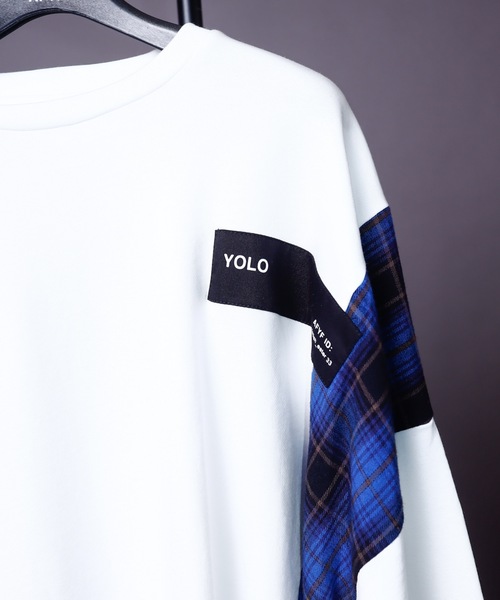 AFYF(エーエフワイエフ)の「裏毛SIDE CHECK SWEAT/ビッグシルエット 裏毛 サイドチェックスウェット/トレーナー(スウェット・メンズ・その他/その他1/その他2・FREE)」の5枚目の写真