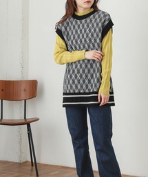 SENSE OF PLACE by URBAN RESEARCH | バックオープンジャガードベスト(ベスト)