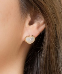 flower | ジェムハートイヤリング(イヤリング)