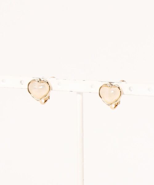 flower（フラワー）の「ジェムハートイヤリング（イヤリング・レディース・ゴールド・FREE）」の7枚目の写真