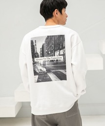 裏起毛フォトプリントプルオーバー / 261473