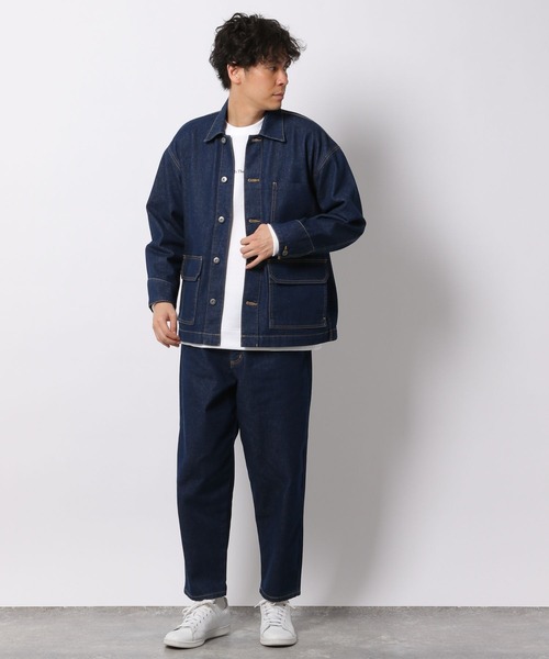 LAKOLE（ラコレ）の「裏起毛フォトプリントプルオーバー / 261473（スウェット・メンズ・ホワイト/ブラック/ブルー・MEDIUM/LARGE）」の4枚目の写真