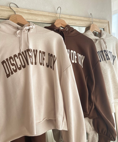 apres jour clair（アプレジュールクレア）の「【apres jour clair】【セットアップ可能】スウェットショートパーカー（パーカー・レディース・ナチュラル/アイボリー/ダークブラウン・X-LARGE/フリー）」の20枚目の写真