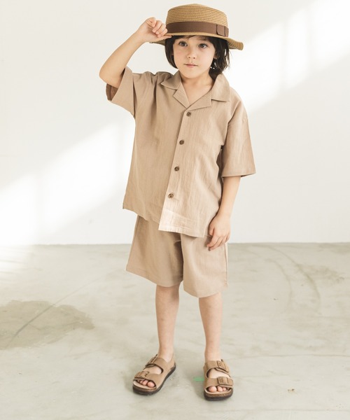 pairmanon(ペアマノン)の「【ママとおそろい】リボン付きカンカン帽(ハット・キッズ・ベージュ・FREE)」の7枚目の写真