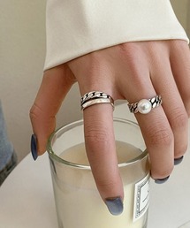 MANGROVE（マングローブ）の「ダブルデザインリング（リング）」