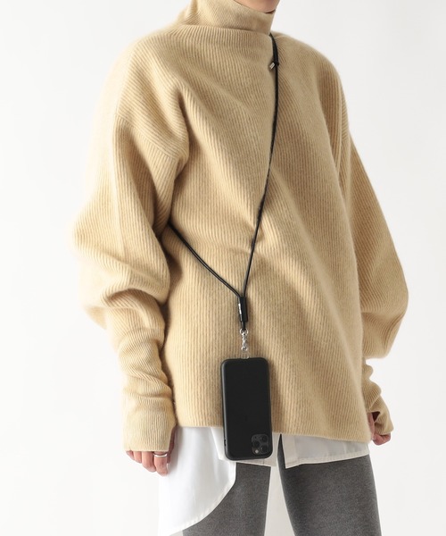 Beau're（ヴュレ）の「【全機種対応】牛革 2way スマホストラップ 2本組（スマホグッズ・レディース・ブラック/ベージュ/ホワイト/グレー/シルバー・フリー）」の9枚目の写真