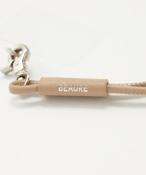 Beau're（ヴュレ）の「【全機種対応】牛革 2way スマホストラップ 2本組（スマホグッズ・レディース・ブラック/ベージュ/ホワイト/グレー/シルバー・フリー）」の19枚目の写真