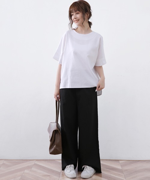 Doux Belle(ドゥーベル)の「トラウザーパンツ(その他パンツ・レディース・ブラック/ブラウン/グレイッシュベージュ・LARGE/MEDIUM)」の14枚目の写真