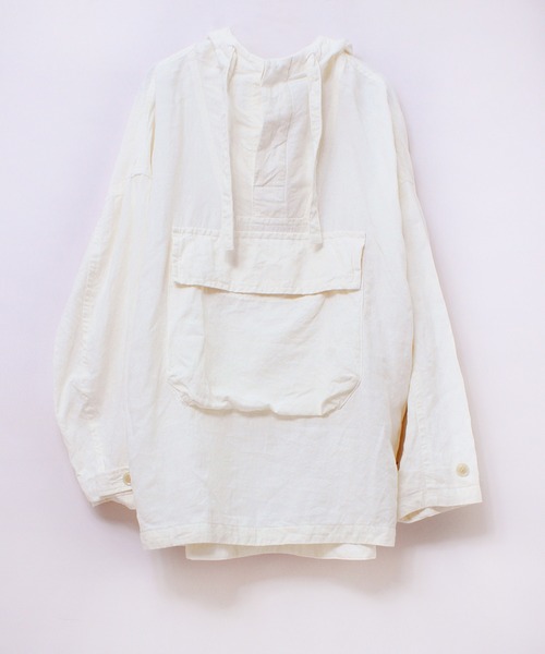 RNA-N(アールエヌエーエヌ)の「J2017 リネンアノラック(Tシャツ/カットソー・レディース・オフホワイト/グレー/グリーン・MEDIUM)」の7枚目の写真