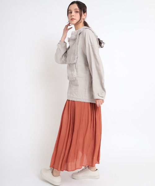 RNA-N(アールエヌエーエヌ)の「J2017 リネンアノラック(Tシャツ/カットソー・レディース・オフホワイト/グレー/グリーン・MEDIUM)」の12枚目の写真