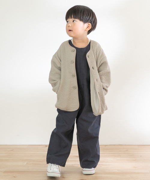 URBAN RESEARCH DOORS(アーバンリサーチドアーズ)の「コットンリネンオールインワン(KIDS)(サロペット/オーバーオール・キッズ・ネイビー/イエロー系その他・105/120/135/150)」の15枚目の写真