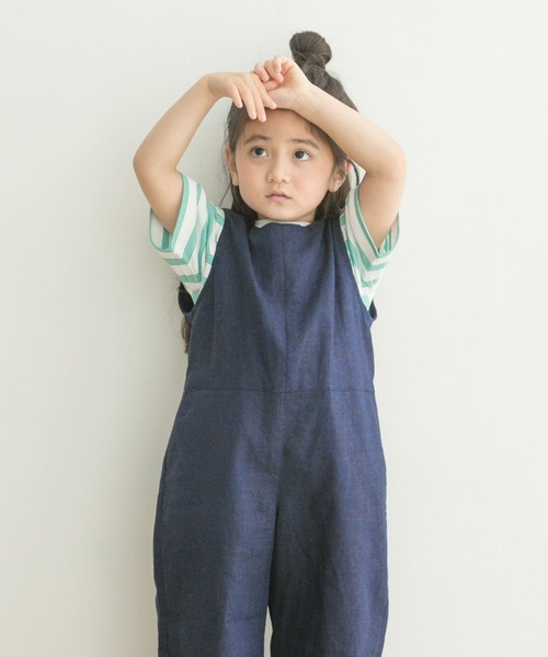 URBAN RESEARCH DOORS(アーバンリサーチドアーズ)の「コットンリネンオールインワン(KIDS)(サロペット/オーバーオール・キッズ・ネイビー/イエロー系その他・105/120/135/150)」の16枚目の写真