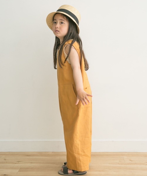 URBAN RESEARCH DOORS(アーバンリサーチドアーズ)の「コットンリネンオールインワン(KIDS)(サロペット/オーバーオール・キッズ・ネイビー/イエロー系その他・105/120/135/150)」の18枚目の写真