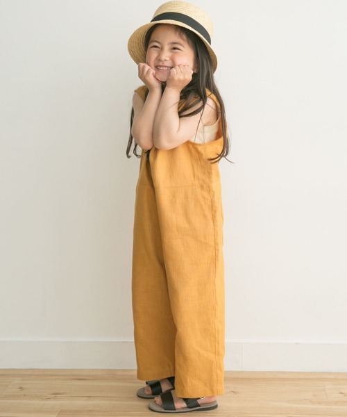 URBAN RESEARCH DOORS(アーバンリサーチドアーズ)の「コットンリネンオールインワン(KIDS)(サロペット/オーバーオール・キッズ・ネイビー/イエロー系その他・105/120/135/150)」の19枚目の写真