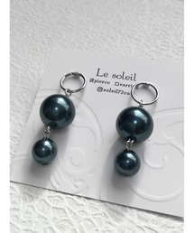 【Le soleil】気品漂う　フープピアス(MA)