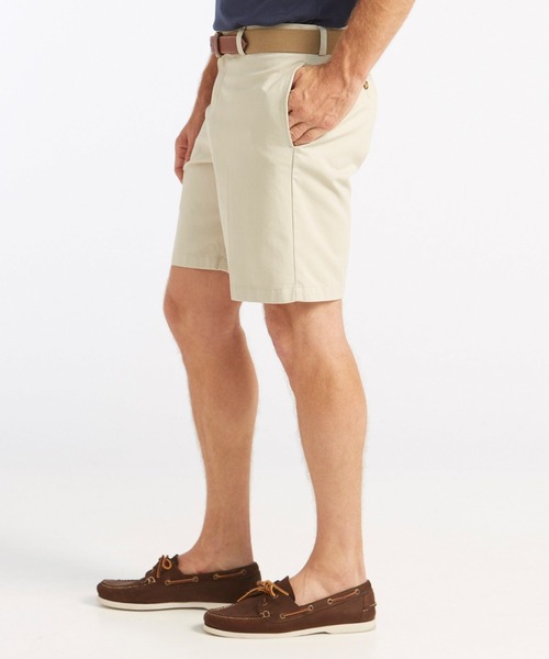 L.L.Bean（エルエルビーン）の「ダブル・エル・チノ・ショーツ、クラシック・フィット　タックなし　8インチ 米国フィット・レギュラー（チノパンツ・メンズ・ブラウン系/ネイビー/カーキブラウン/ダークネイビー・33inch/31inch/30inch/34inch/36inch）」の6枚目の写真