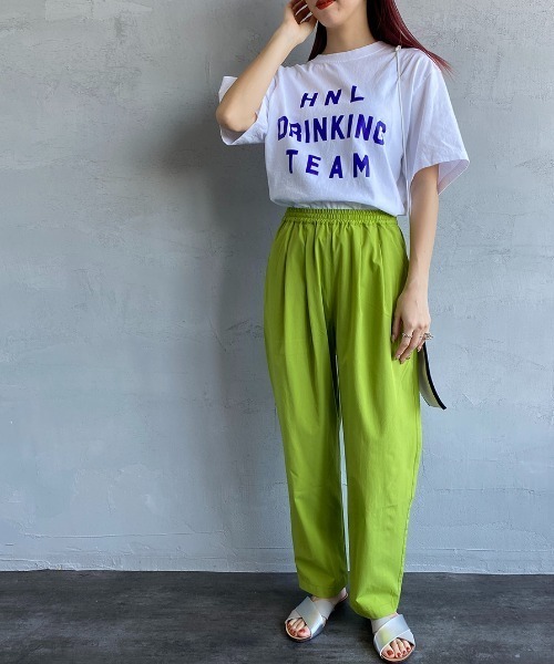 FUNG（ファング）の「[FUNG/ファング] DRINKING カットオフプリントTシャツ（Tシャツ/カットソー・レディース・ホワイト/ブラック・L）」の7枚目の写真