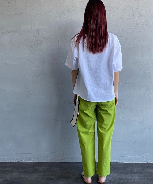 FUNG（ファング）の「[FUNG/ファング] DRINKING カットオフプリントTシャツ（Tシャツ/カットソー・レディース・ホワイト/ブラック・L）」の14枚目の写真