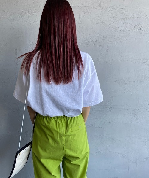 FUNG（ファング）の「[FUNG/ファング] DRINKING カットオフプリントTシャツ（Tシャツ/カットソー・レディース・ホワイト/ブラック・L）」の9枚目の写真